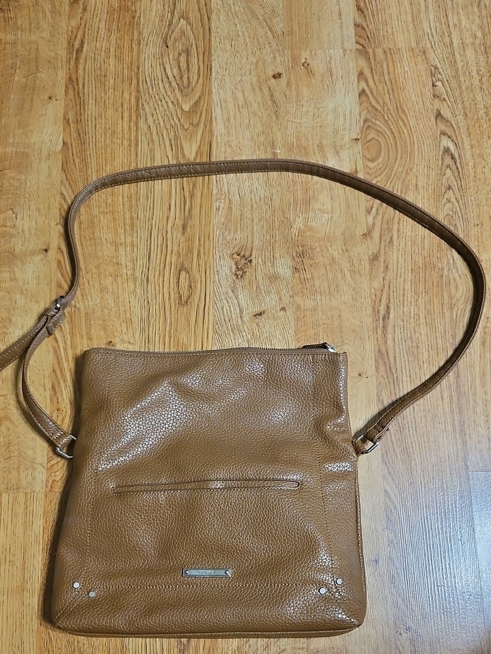 Nine West Textured Leather Tote in Tan